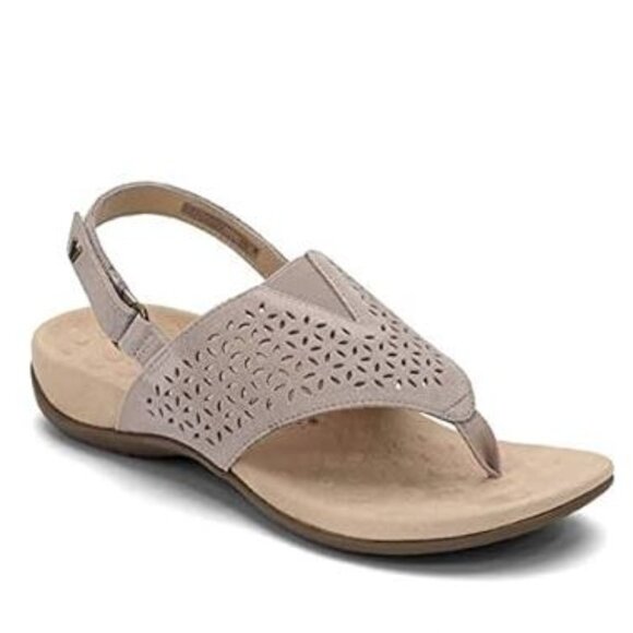 Vionic Taupe Nikki Sandals with Adjustable Strap Size 7 - Picture 1 of 7